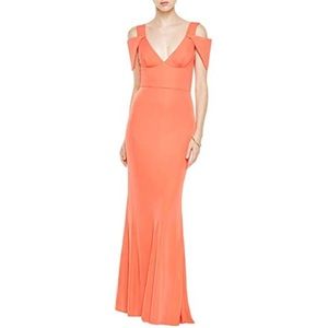 NWT ABS By Allen Schwartz Cold Shoulder Gown